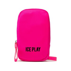 Różowa torebka Ice Play na ramię matowa w młodzieżowym stylu