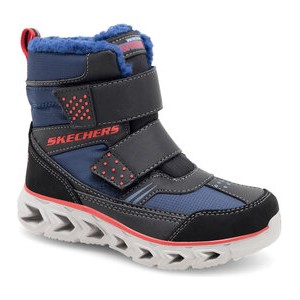 Granatowe buty dziecięce zimowe Skechers