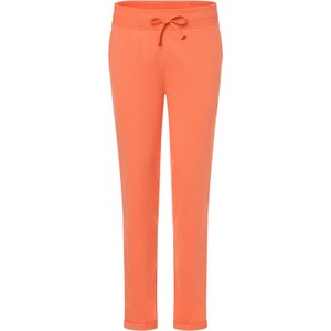 Pomarańczowe spodnie sportowe Marie Lund w stylu casual z dresówki