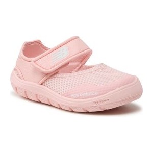 Różowe buty dziecięce letnie New Balance na rzepy dla dziewczynek
