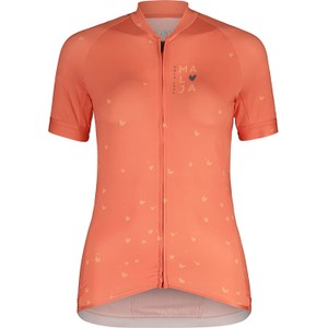 Pomarańczowy t-shirt Maloja w stylu casual