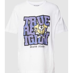 T-shirt True Religion z bawełny w młodzieżowym stylu z krótkim rękawem