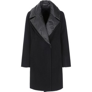 Czarny płaszcz Ochnik w stylu casual