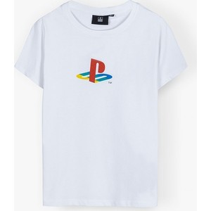 Koszulka dziecięca Playstation z bawełny dla chłopców