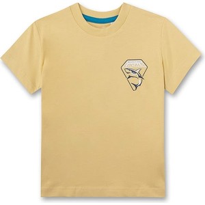 Żółta koszulka dziecięca Sanetta dla chłopców