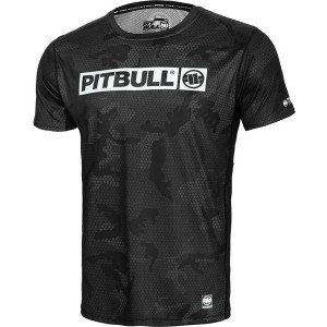Czarny t-shirt Pitbull West Coast w młodzieżowym stylu