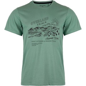 Zielony t-shirt Roadsign z bawełny