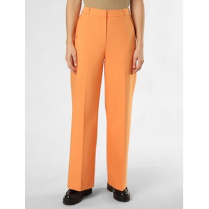 Pomarańczowe spodnie comma, w stylu retro