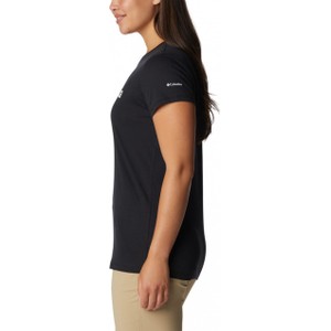 T-shirt Columbia w sportowym stylu z bawełny z krótkim rękawem