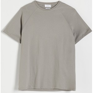 T-shirt Reserved z krótkim rękawem w stylu casual z bawełny