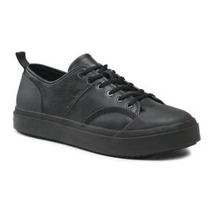 Calvin Klein Sneakersy Low Top Lace Up Lth HM0HM01045 Czarny