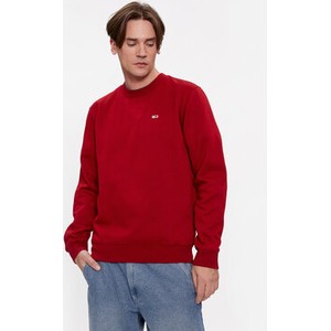 Czerwona bluza Tommy Jeans w stylu casual