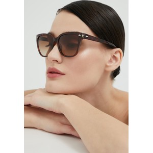 Brązowe okulary damskie Swarovski