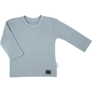 Granatowa koszulka dziecięca 5.10.15 z długim rękawem z bawełny