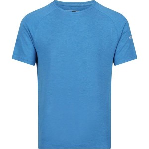 Niebieski t-shirt Regatta z krótkim rękawem w sportowym stylu