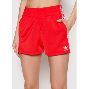 Czerwone szorty Adidas