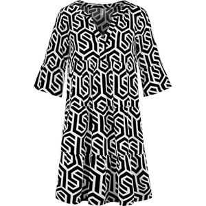 Sukienka SUBLEVEL mini z dekoltem w kształcie litery v z długim rękawem