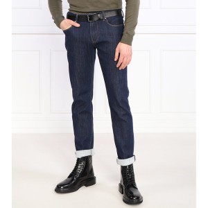 Granatowe jeansy Emporio Armani w stylu casual