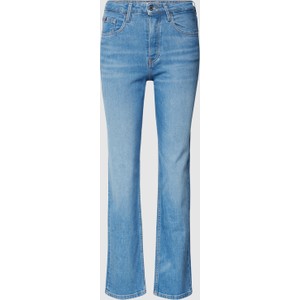 Niebieskie jeansy Tommy Hilfiger z bawełny w stylu casual