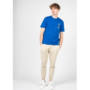 Niebieski t-shirt ubierzsie.com z bawełny