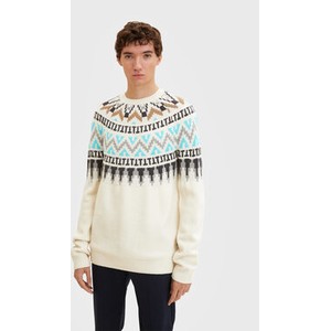 Sweter Tom Tailor w młodzieżowym stylu z okrągłym dekoltem