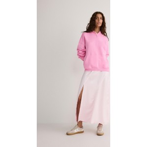 Różowa bluza Reserved w młodzieżowym stylu z bawełny