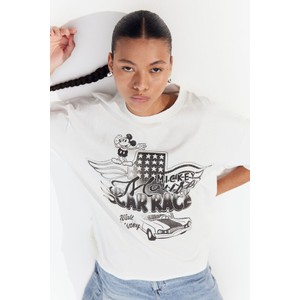 T-shirt H & M z dżerseju z okrągłym dekoltem