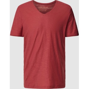 Czerwony t-shirt McNeal w stylu casual z krótkim rękawem