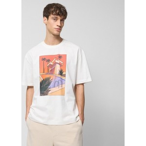 T-shirt Outhorn z krótkim rękawem z bawełny w młodzieżowym stylu