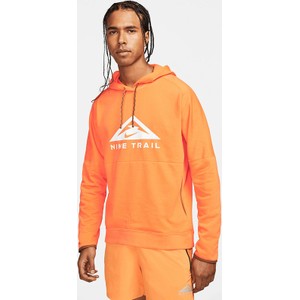 Pomarańczowa bluza Nike z bawełny w sportowym stylu