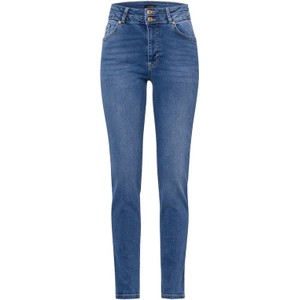 Granatowe jeansy More & More w stylu klasycznym