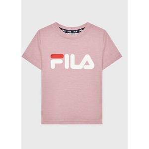 Różowa koszulka dziecięca Fila dla chłopców