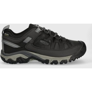 Czarne buty trekkingowe Keen sznurowane