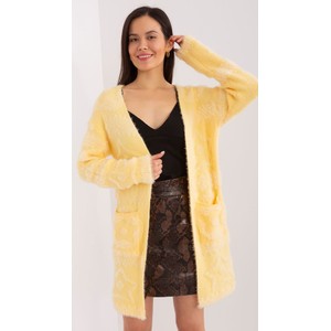 Żółty sweter Wool Fashion Italia w stylu casual