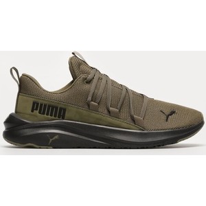 Zielone buty sportowe Puma sznurowane z płaską podeszwą