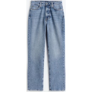 Niebieskie jeansy H & M z bawełny w stylu casual