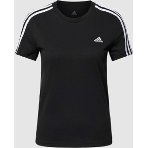 Czarna bluzka Adidas Sportswear z bawełny