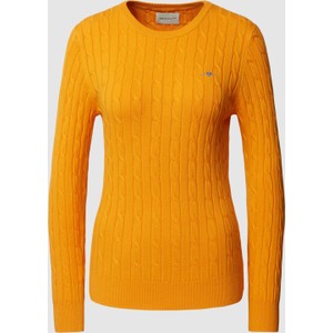 Żółty sweter Gant