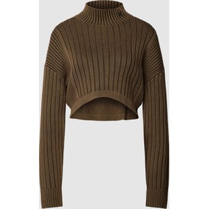 Brązowy sweter Calvin Klein z bawełny