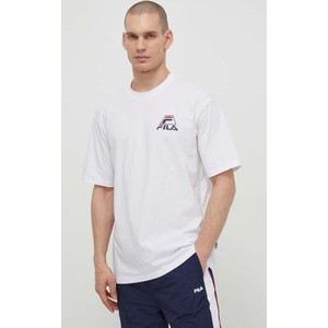 T-shirt Fila z nadrukiem z bawełny w sportowym stylu