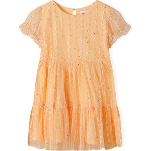 Pomarańczowa sukienka dziewczęca Minoti