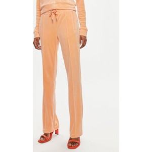 Pomarańczowe spodnie Juicy Couture z dresówki w stylu casual