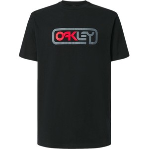 Czarny t-shirt Oakley w młodzieżowym stylu