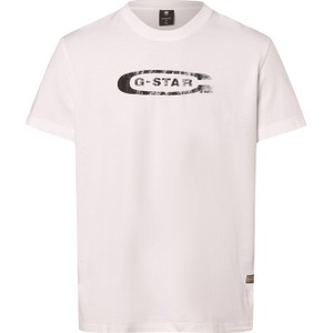 T-shirt G-Star Raw w młodzieżowym stylu z nadrukiem z krótkim rękawem