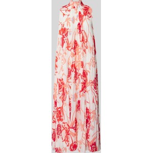Sukienka S.Oliver Black Label bez rękawów w stylu boho z szyfonu