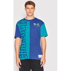 Niebieski t-shirt Mitchell & Ness