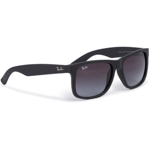 Okulary przeciwsłoneczne RAY-BAN - Justin Classic 0RB4165 601/8G Black/Black