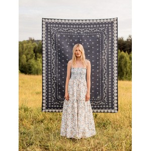 Sukienka Reserved z tkaniny z okrągłym dekoltem