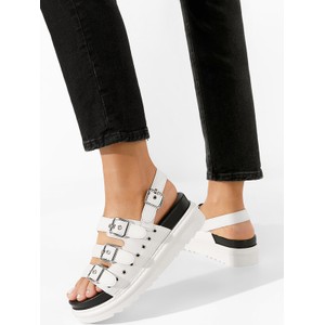 Sandały Zapatos z klamrami na platformie w stylu casual
