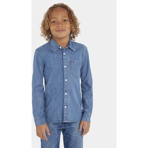 Koszula dziecięca Tommy Hilfiger dla chłopców z jeansu